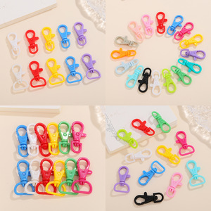 Colorful Plastic Buckle Rotatable Keychain DIY Jewelry Accessory Multi Color <b>Shoulder</b> <b>Strap</b> Buckle - Product Image 5