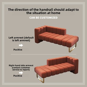 Sillón de Salón de Terciopelo, Sofá Perezoso Tipo Concubina, Cama Tipo Concubina - Product Image 2