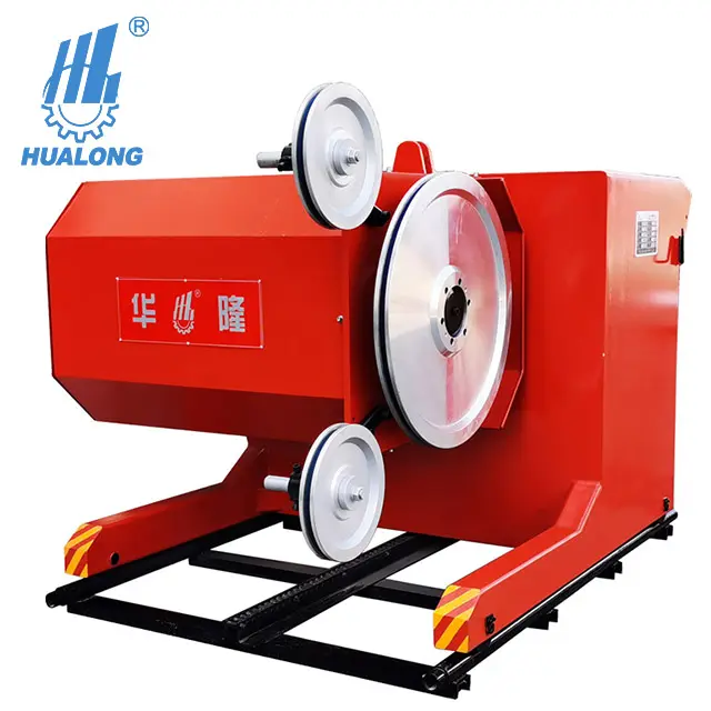 Hualong石機械HLYCシリーズ削岩工具中国サプライヤーカット石ダイヤモンドマイニングワイヤーソー切断機