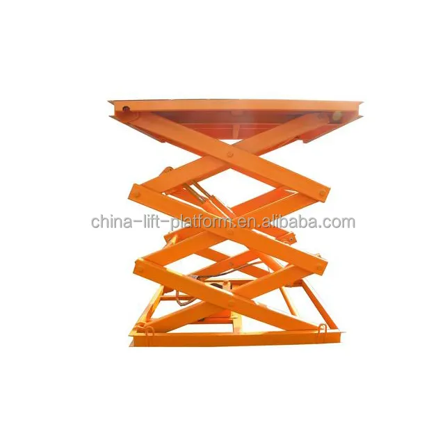 Stationary Hydraulic Electric Aerial Work Platform Fixed Scissor Lift