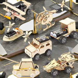 Kit Scientifique STEM de Haute Qualité Écologique pour l'Éducation Précoce, en Plastique et Bois, à Assembler Soi-même, pour Enfants, Modèle Physique de Puzzle - Product Image 2