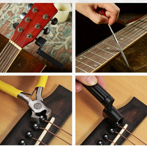 Kit Completo di 61 Pezzi per Riparazione e Manutenzione Chitarra, Set di Strumenti per Riparazione Chitarra all'Ingrosso - Product Image 6