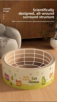 Adorable Lit Griffoir pour Chat en Carton Solide, Décoratif et Confortable pour la Maison Moderne |   Nid pour chat élégant et respirant au design amusant