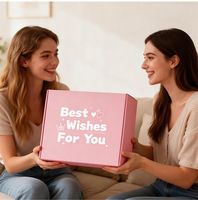 Coffret cadeau de soins personnels pour femmes, coffret cadeau spa avec tasse isotherme, masque pour les yeux, bandeau pour cheveux, organisateur de bijoux, cadeau d'anniversaire rose