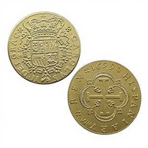 Pièces commémoratives de style antique 1699 Espagne 8 Escudos - Charles II (Sévillie), Cadeaux, <span class=keywords><strong>D</strong></span>écoration <span class=keywords><strong>d</strong></span>'intérieur - Product Image 1