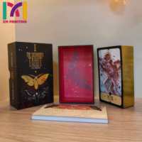 Cartes de tarot et d'oracle personnalisées par le fabricant, boîte imprimée offset de qualité supérieure avec design holographique doré et bords dorés