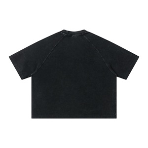 T-Shirt Sportiva <span class=keywords><strong>da</strong></span> <span class=keywords><strong>Uomo</strong></span> Premium 300g in Cotone 100% con Stampa a Rilievo, <span class=keywords><strong>Manica</strong></span> <span class=keywords><strong>Corta</strong></span>, Personalizzabile, Stile Streetwear Casual - Product Image 2
