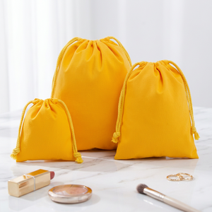Bolsa de Lona de Algodón Personalizada CCH con Cordón Doble y Colores Variados - Product Image 1