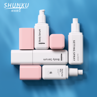 Botol Semprot Plastik PET Kemasan Kosmetik 80 100 120ml MOQ Rendah untuk Sunscreen, Hydrating Mist, Toner, dan Setting Spray
