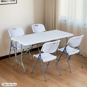 <span class=keywords><strong>Table</strong></span> pliante d'extérieur en plastique, <span class=keywords><strong>table</strong></span> <span class=keywords><strong>extensible</strong></span> en <span class=keywords><strong>aluminium</strong></span> pour l'extérieur avec support mural pour feu de camp, <span class=keywords><strong>table</strong></span> pliante pour cocktails - Product Image 4