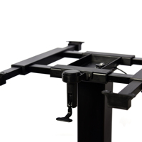 Caravane Réglable Pneumatique Ascenseur RV Bateau Table Piédestal Détachable En Alliage D'aluminium Léger Noir Table Pieds