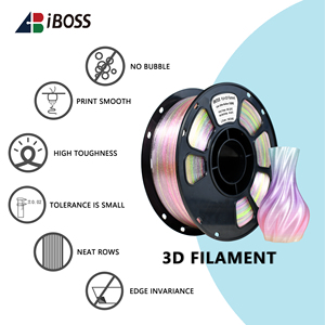 Filamento Iboss Glitter Rainbow PLA para Impresión 3D, Filamento Brillante PLA+, Hilo de Plástico de 1.75mm, Material Ecológico - Product Image 6