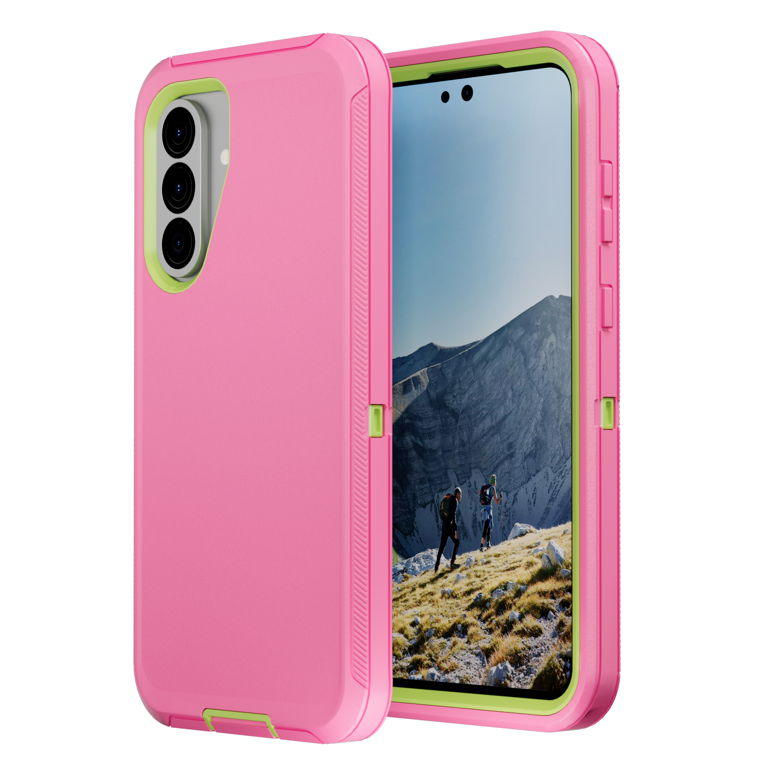 pink+green