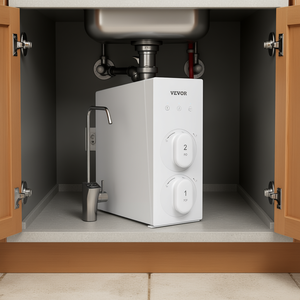 Sistema de Filtro de Agua por Ósmosis Inversa Vevor para Debajo del Fregadero, 800 GPD, 8 Etapas, Sin Tanque, Acero Inoxidable - Product Image 2