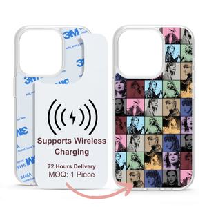 Fundas Personalizadas para Celular Sublimables, Fundas de TPU para Sublimación 2D con Carga Inalámbrica para iPhone 16 15 14 13 Pro Max - Product Image 1