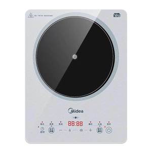 Table de cuisson à induction Midea, brûleur unique, 2200W, panneau en verre intelligent et étanche, pour la cuisine familiale - Product Image 1