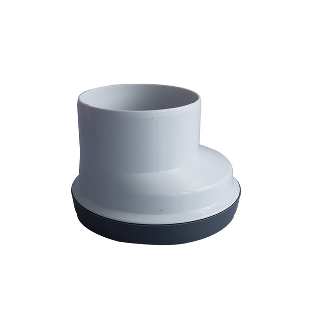 100mm Leak-Proof Thickened Eccentric Offset WC Pan Connector PVC Toilet Waste Reducer With Thick Rubber Seal