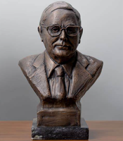 Buste de Warren E. Buffett, figurine personnalisée, statue de buffet, personnalisation de la figurine de Warren Buffett, poupée