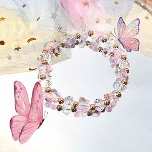 Bracelet en pierre naturelle avec perles de verre colorées pour la vitalité physique, support de livraison directe pour les grossistes, suivi en temps réel - Product Image 3