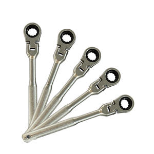 Clé à cliquet à angle réglable à 72 dents à poignée en fer, clé à choc de qualité industrielle haute résistance - Product Image 1