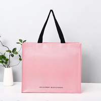 Sac fourre-tout non tissé personnalisable multicolore, recyclable et réutilisable pour supermarché, fourni en gros par l'usine