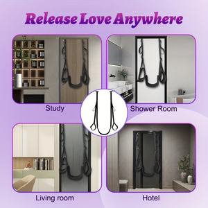 Balançoire sexuelle de porte avec siège et contraintes réglable SM Bondage balançoire pour couples Meilleure vente en <span class=keywords><strong>stock</strong></span> USA Warehouse Hot Selling - Product Image 4