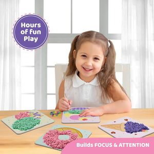 Tự làm thủ công nghệ thuật Kit Poke trong vui vẻ nghệ thuật candyland thời trang hoa nhấn poking Kit cho thanh thiếu niên mới bắt đầu trẻ em - Product Image 3