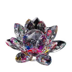 Crystal Lotus Ornaments Living Room Home Decoration Crystal Arts And Crafts Gifts