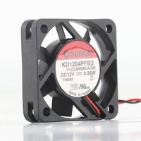 Kipas Pendingin Baru Original Taiwan Sunon 5V 24V 48V DC12V 0.86W AC EC 4010 40X40X10MM 4CM Dual Ball Mute Inverter 2-kabel KD1204PFB3.