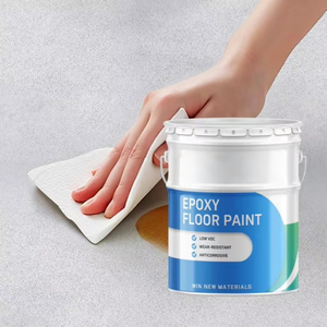 Kit de revêtement de sol en résine époxy autolissante à base d'eau pour marbre, pierre, béton, avec sable coloré - Fournisseurs - Product Image 2