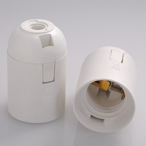 Nhà Máy Outlet đen trắng <span class=keywords><strong>E27</strong></span> giữ đèn AC85-265V chiếu sáng phần PC ổ cắm cho bóng đèn bảng đèn trần - Product Image 3
