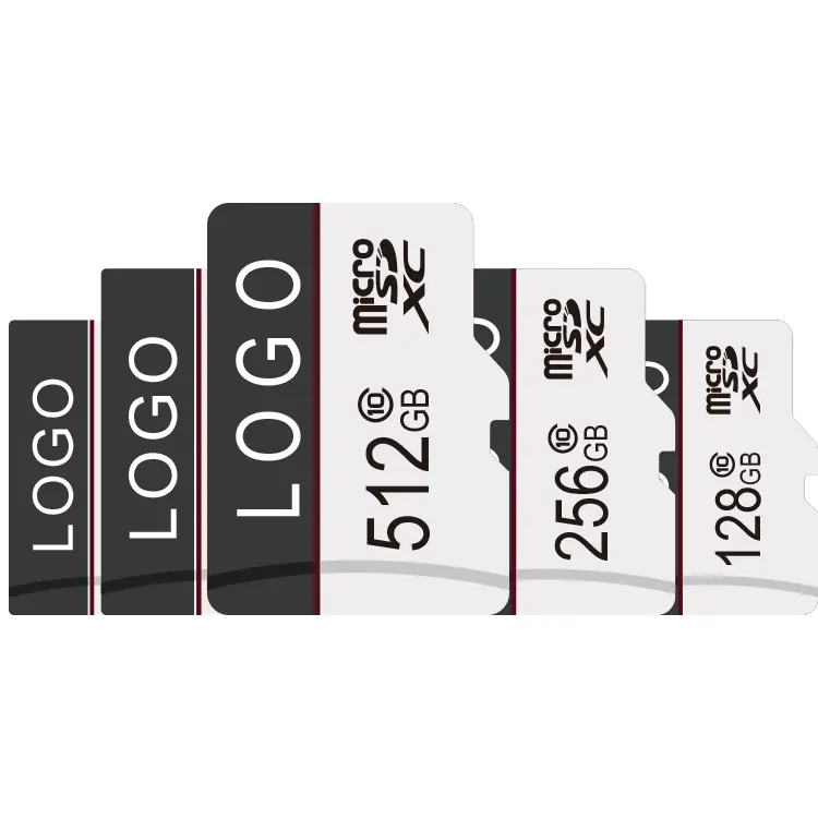 OEM 4GB 8GB 16GB 32GB 64GB 128GB 256GB 512GB 1TB 4 8 16 32 64 128 256 512 GB 1TB SD TF Flash Memory Cards For Mobile Phone