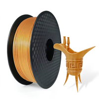 Filament d'imprimante 3D HELLO3D PLA métallique 1,75 mm, texture métallique, matériau 100 % vierge, longueur 330 m pour impression FDM, 1 kg, 250 g, 200 g