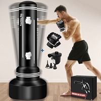 Sac de frappe pour enfant, Sac de boxe pour enfants, Mannequin gonflable, Sac de frappe gonflable, Sac de boxe anti-stress pour enfants