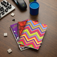 Carnet à spirales personnalisé Yunzhi YZ-024, couverture en papier A5, 50 feuilles, cahier d'exercices pour étudiants, planificateur numérique