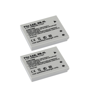 Thay thế pin 1400mAh cho máy ảnh Canon <span class=keywords><strong>NB</strong></span>-4L Pin máy ảnh - Product Image 2