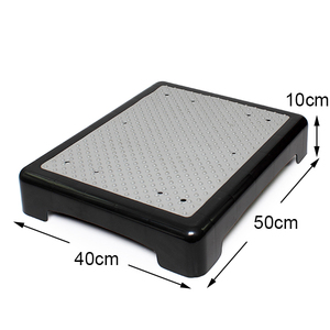 Hot Sale Lightweight <strong>Black</strong> Non slip Plastic <strong>Foot</strong> Step <strong>Stool</strong> for Elderly Kids - Product Image 2