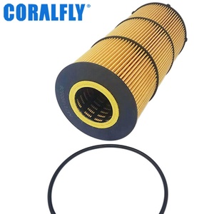 กรองน้ำมันเครื่องดีเซลสำหรับรถบรรทุกคุณภาพสูง CORALFLY OEM รุ่น LP5090A A4721800109 P7505 P551005 LF17511 DD13 DD15 DD16 - Product Image 4
