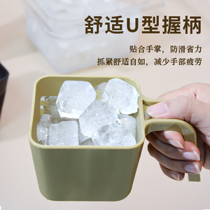 ช้อนตวงพลาสติกทรงสี่เหลี่ยมสำหรับกาแฟและชา ยี่ห้อ Frappuccino Ice Scoop ขนาด 9.5 ซม. สีขาวยูคาลิปตัส - Product Image 4