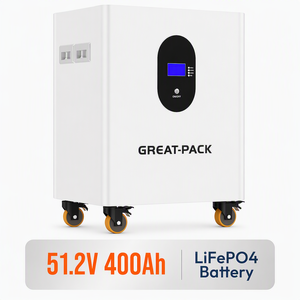 แบตเตอรี่ลิเธียมสำหรับเก็บพลังงานภายในบ้าน 51.2V 400Ah 460Ah อายุการใช้งานยาวนาน พร้อมแบตเตอรี่แบบตั้งพื้น - Product Image 1