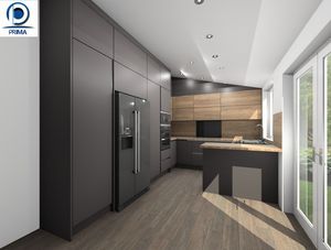 Armadio mobili residenziali di alta <span class=keywords><strong>qualità</strong></span> da cucina pronto per il montaggio completo Set completo di Design moderno armadi da cucina - Product Image 6
