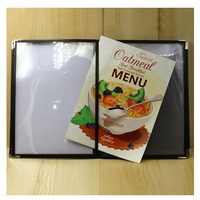 Yimi personnalisé de haute qualité en cuir PU PVC Menu livre Pages personnalisées pour hôtel & Restaurant fournitures