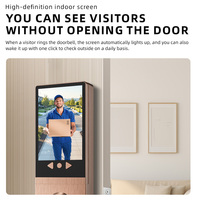 Serrure numérique intelligente Wifi Tuya en alliage d'aluminium avec reconnaissance faciale 3D, installation facile, caméra de porte, serrure sans clé, carte intelligente