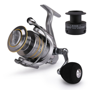 Hochwertiger Metallkörper 14 1BB 15kg Max <span class=keywords><strong>Drag</strong></span> Angel rolle Sea Saltwater Spinning Angel rolle - Product Image 1