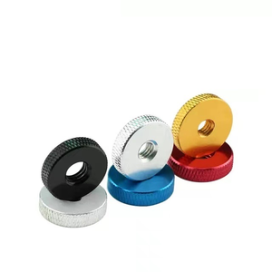 Dadi molettiati colorati in lega di alluminio anodizzato 6063 per l'industria mineraria, standard metrico nazionale - Product Image 3