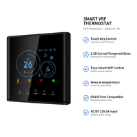 Télécommande sans fil programmable Mitsubishi Smart Life VRF Zigbee pour thermostat de climatisation centralisée compatible avec les assistants vocaux