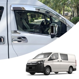 Accesorios de Revestimiento Cromado ABS Especiales para el Exterior del Automóvil, Kit de Carrocería Cromado para Toyota Hiace 2015 en Adelante - Product Image 2