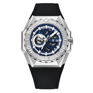 PD-YS007 Montre mécanique automatique en acier haut de gamme Paganidesign pour hommes avec grand cadran et calendrier - Product Image 1