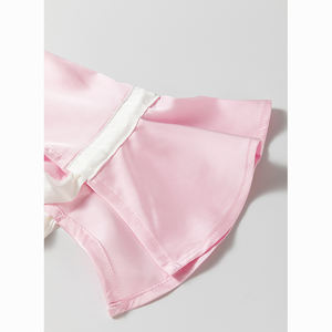 Dear-Lover all'ingrosso OEM ODM Loungewear produttore <span class=keywords><strong>camicia</strong></span> di alta qualità e pantaloni arruffati pigiami in raso personalizzato Set da <span class=keywords><strong>donna</strong></span> - Product Image 5