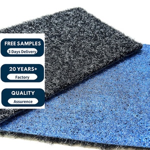 יריעת פוליפרופילן כחולה בהתאמה אישית עם דוגמת קטיפה בעובי 15-18 מ\"מ ואורך 24-35 מטר להפרדת זהב יעילה, דגם מוס גולד. - Product Image 1